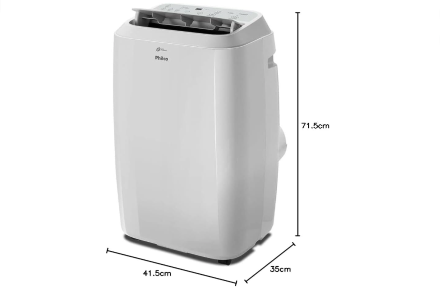 Melhor ar condicionado portátil Recomendado para: quartos, salas de estar, escritórios e ambientes de até ~25 m².